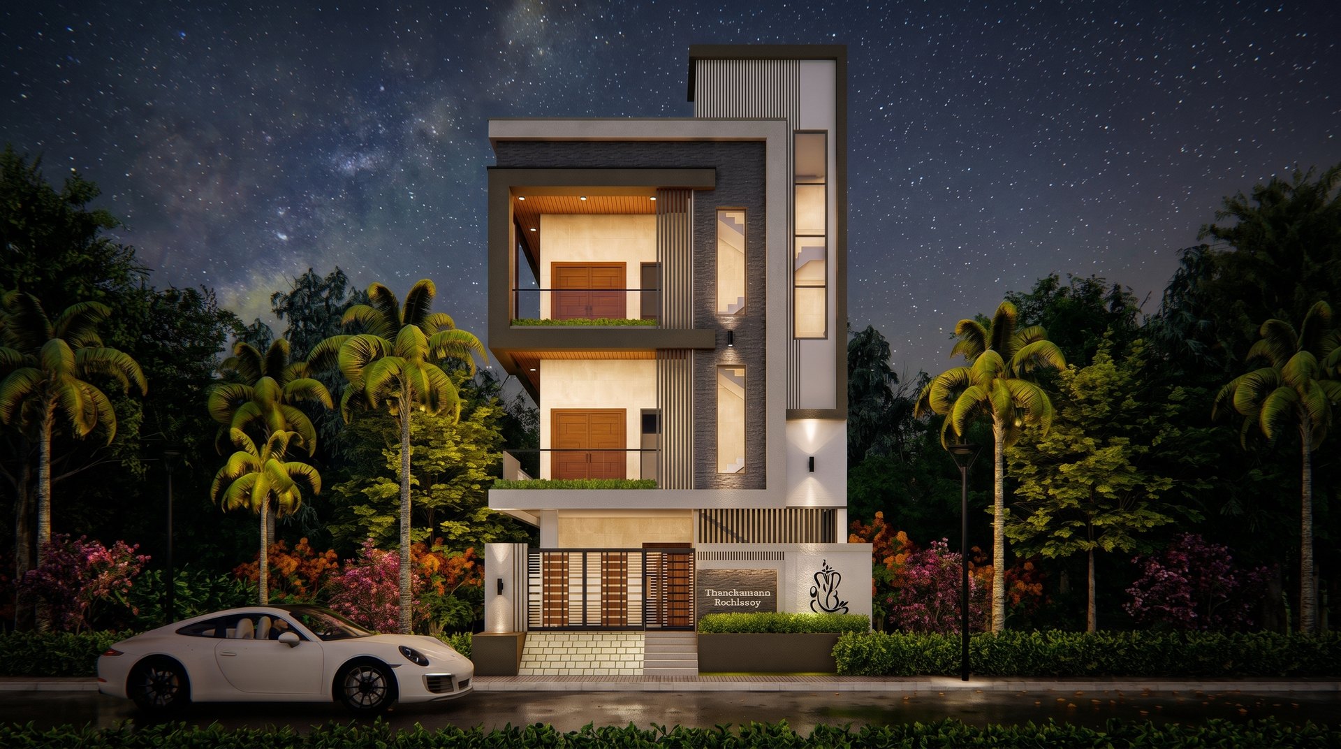Tharakaramu Residency — exterior